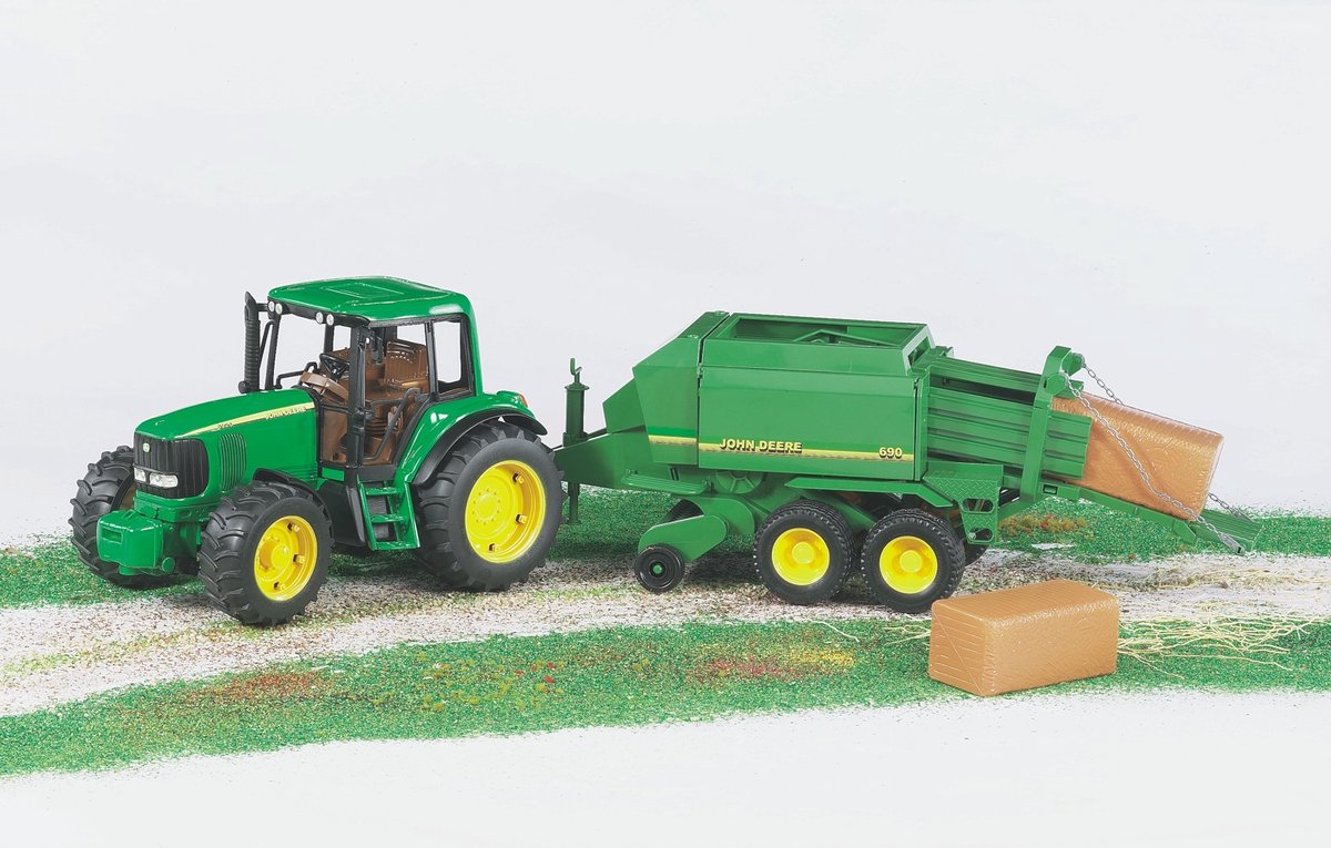 bruder John Deere 690 balenpers modelvoertuig thumbnail 3