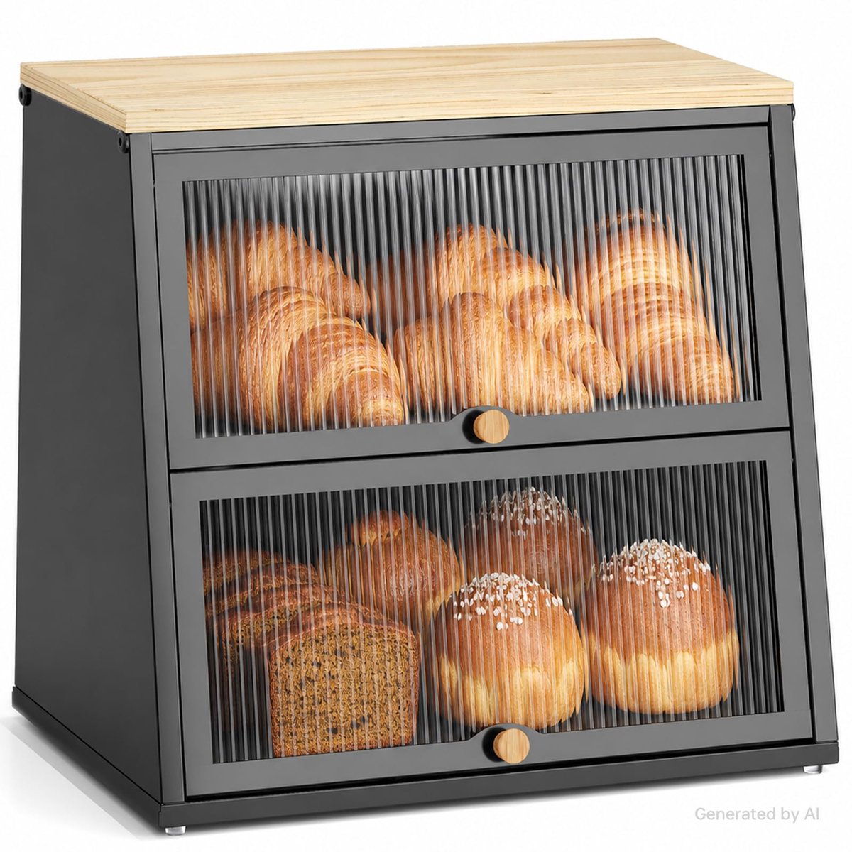 Broodbak - Rvs - Compact ontwerp - Ideaal voor versgebakken brood - ShopVlot