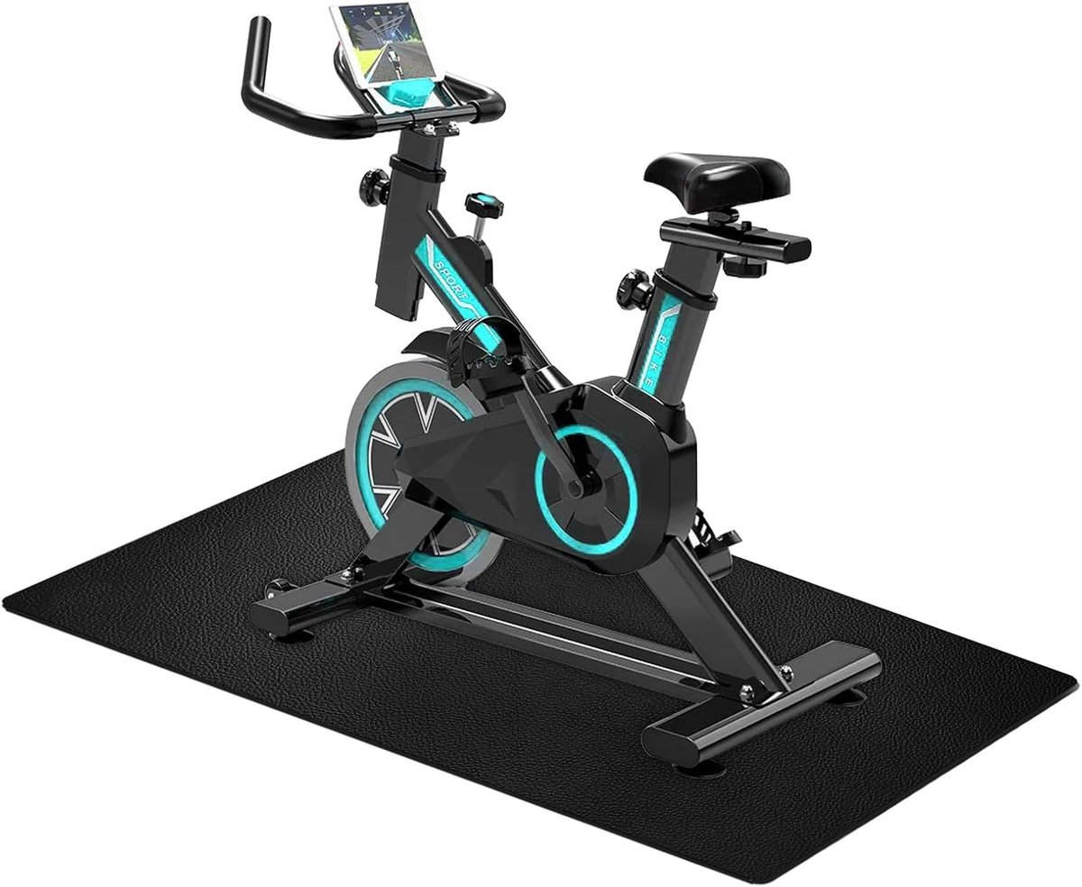 Dikke en Antislip Vloermat voor Treadmills en Fitnessapparatuur, 6 mm Bescherming voor Sportvloeren, Ideaal voor Gym en Thuisgebruik