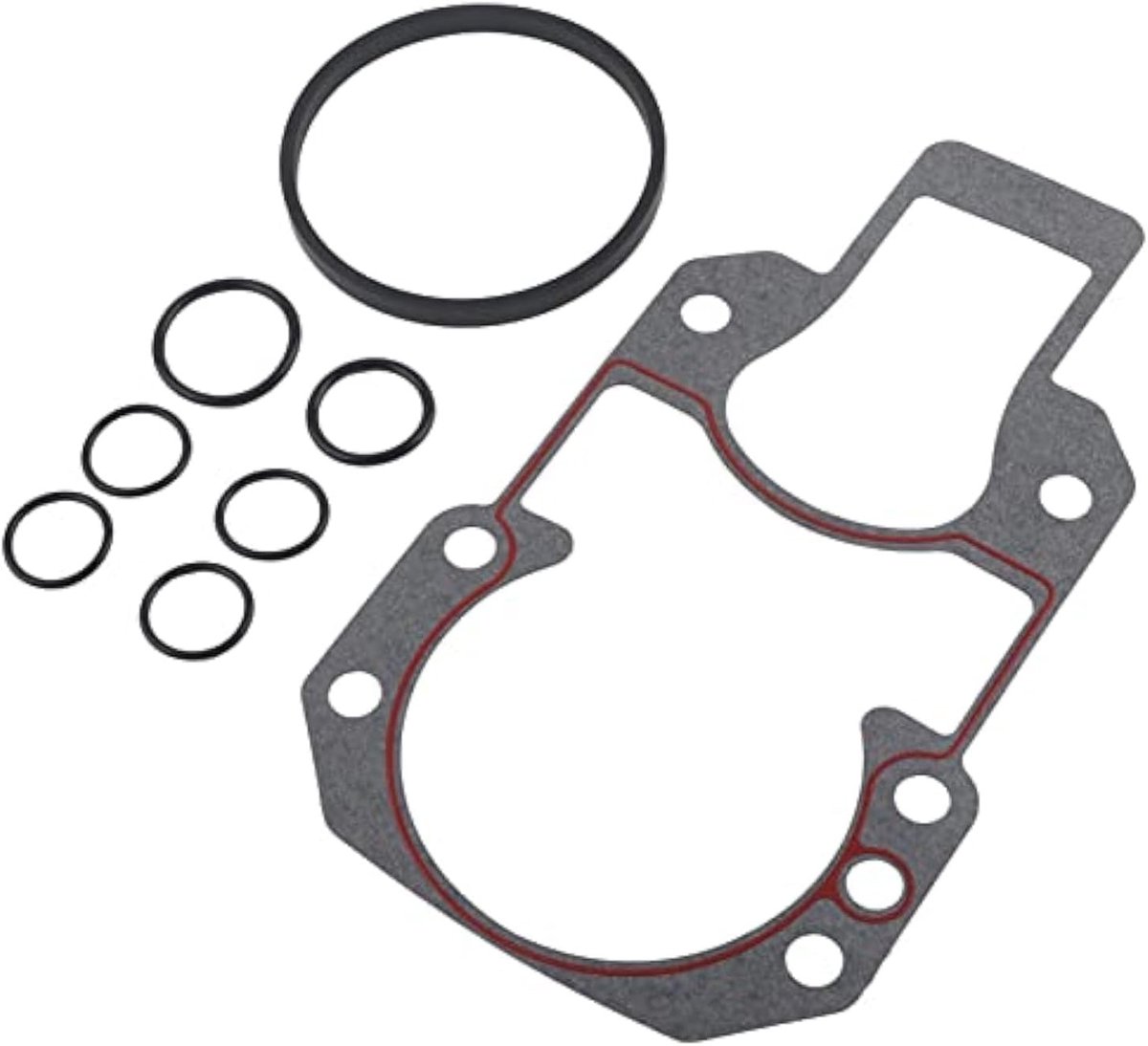 Complete 6-delige Marine Outdrive Pakking Set voor MerCruiser Alpha One Gen II - Onderhoud en Vervangingskit voor Optimalisatie van Prestaties