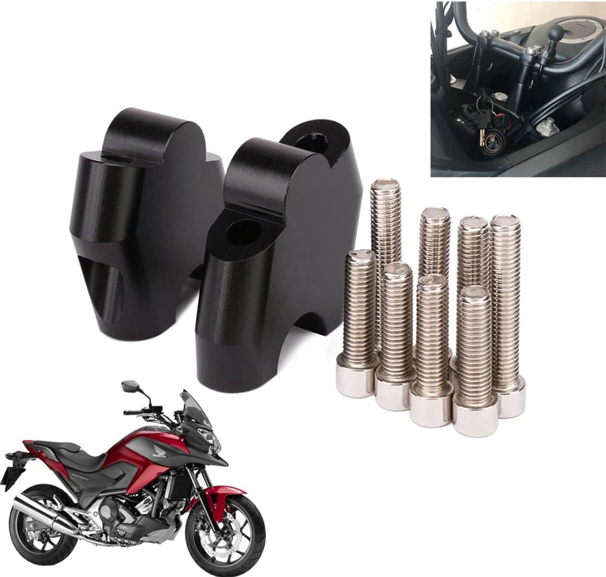 Fast Pro motorcycle handlebar riser (NC700S/X NC750X CB500X) - ShopVlot