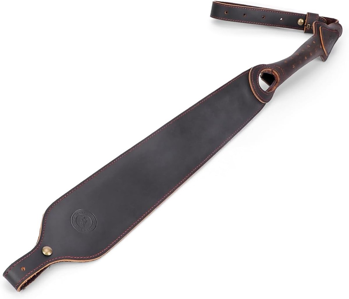 Geweerband verstelbaar - echte leer - luxe design - comfortabel voor jacht - ShopVlot