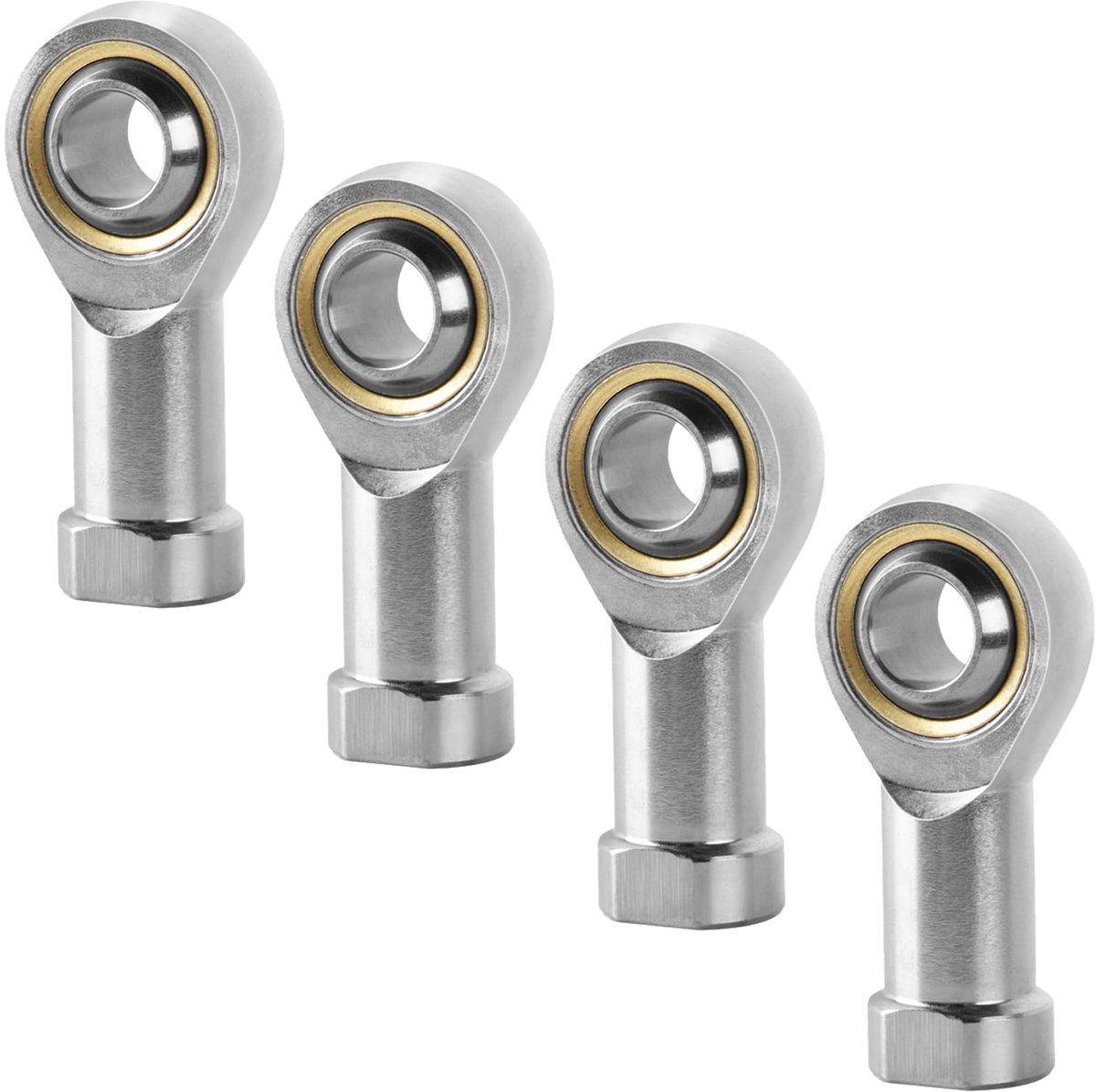 4 stuks kogellagers, eindlagers, scharnierlagers met scharnierkop, kogellagers met zelfsmerende schroefdraad, voor - ShopVlot