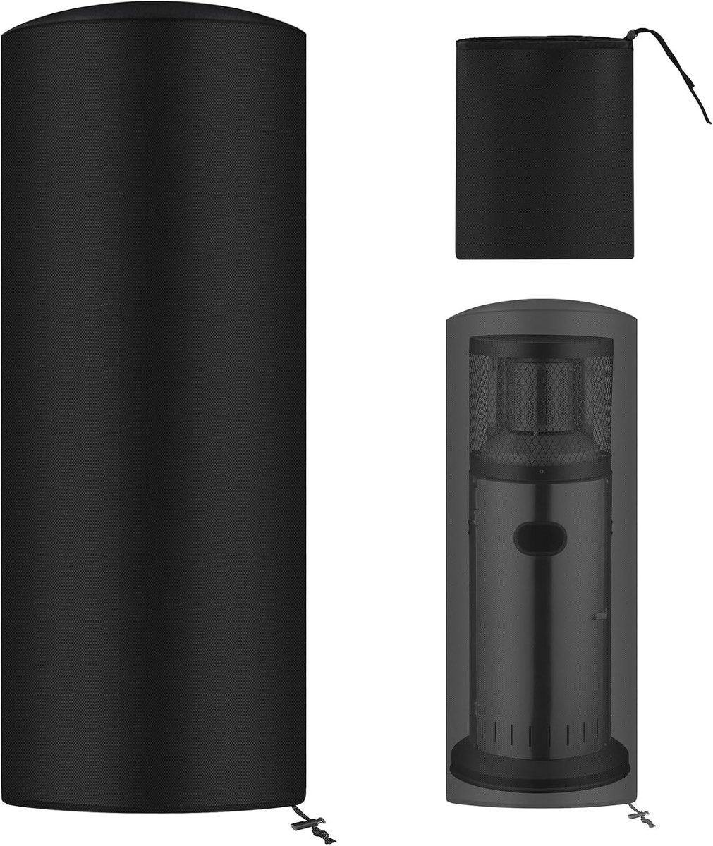 Beschermhoes voor Terrasverwarmer - Waterdicht, Winddicht en UV-Bestendig - Geschikt voor Buiten en Tuin - Verstelbare Koord (50 x 50 x 120 cm)