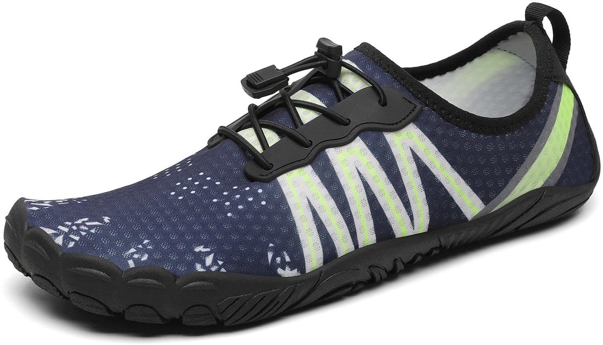 Mishansha Waterschoenen, sneldrogend, antislip, licht, ademend, voor watersport, uniseks, maat 36-46, dennenblauw, 44 - ShopVlot