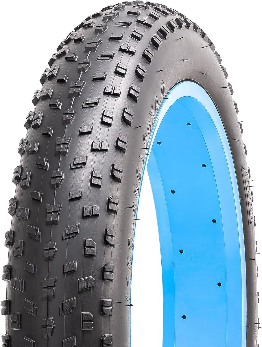Fat Bike Band - Zwart - 20 inch - 20x4.0 - Voor Off Road/Mountain Fietsen