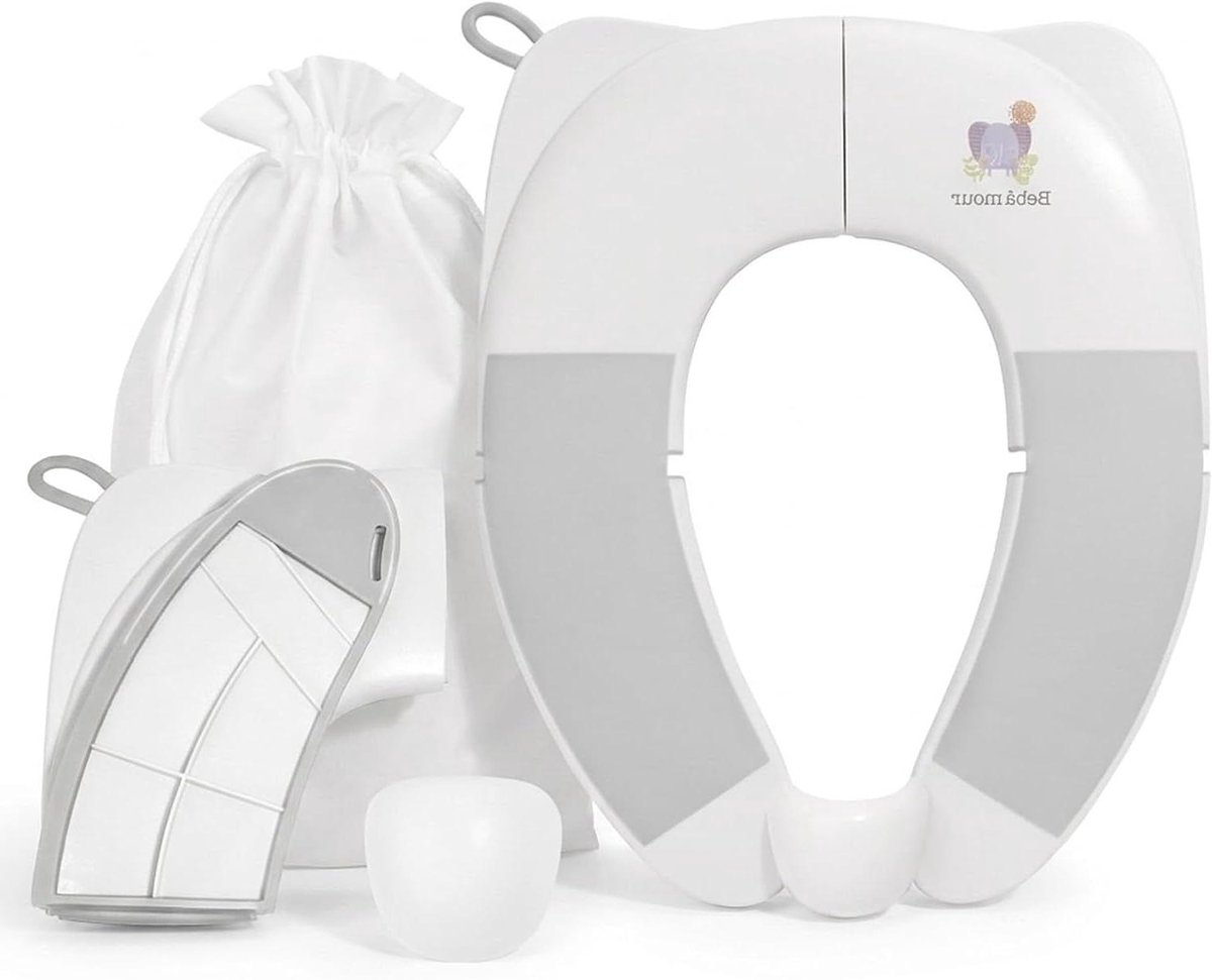Opvouwbare toiletbril - Zindelijkheidstrainer - Peuter zindelijk maken - Antislip en spatbescherming - Compact ontwerp - Olifant