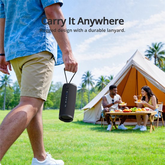 Tronsmart‑Mirtune‑C3‑Plus‑Luidspreker‑Draagbare‑Bluetooth‑50W‑IPX7‑Waterdicht‑Auracast‑Multi‑Speaker‑12‑uur‑Speeltijd‑Buiten‑Camping — afbeelding 3