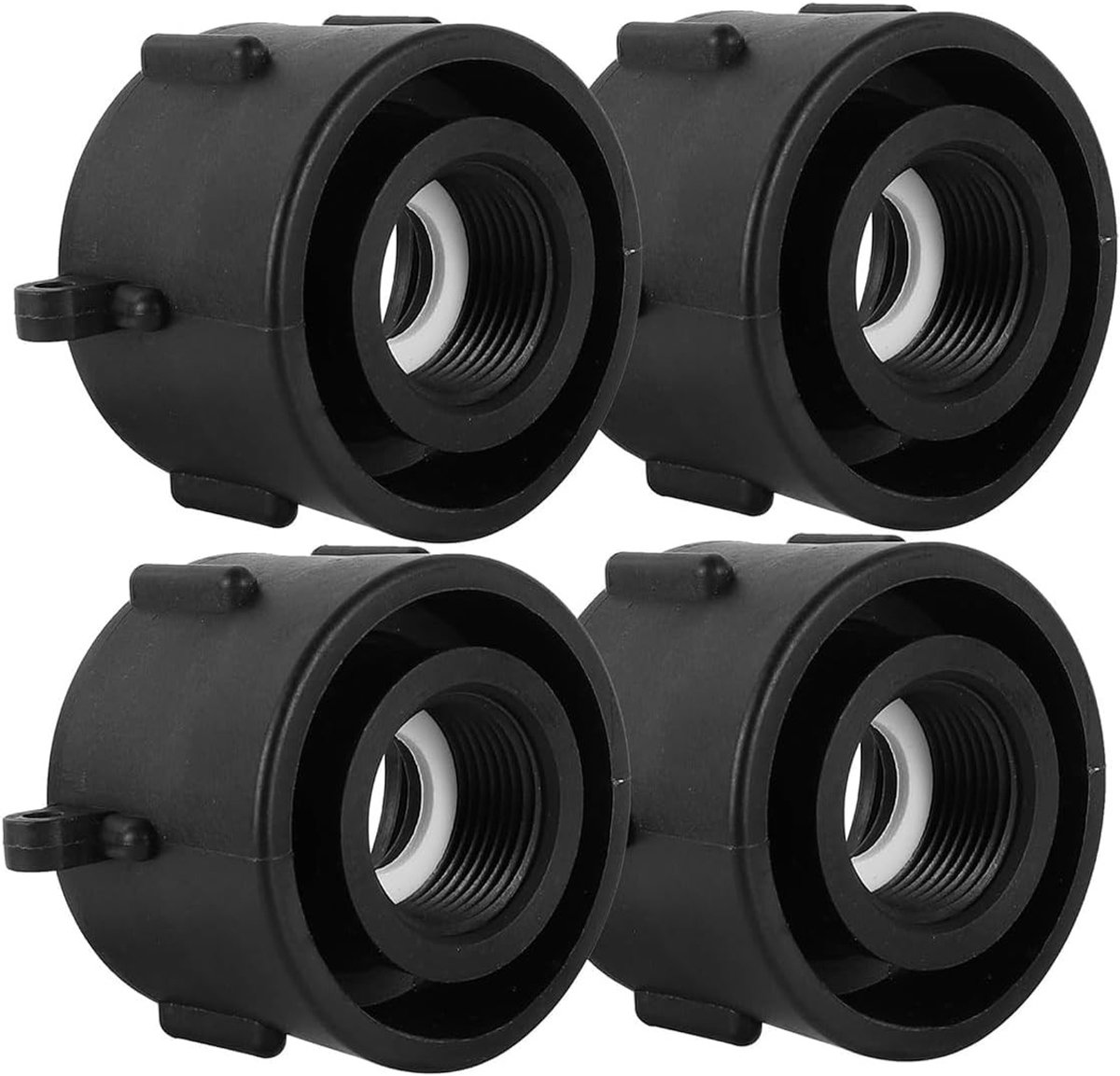 4-delige IBC Adapter Set voor 60mm Coarse Wire naar BSP 1 Inch - Tankadapter, Slangconnector en Pijpverbinder voor Wateropslag en Regenwateropvang