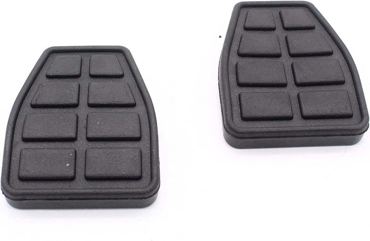 Set van 2 rubberen pedalen voor koppeling en rem, antislip pad voor auto, vervangingsonderdelen