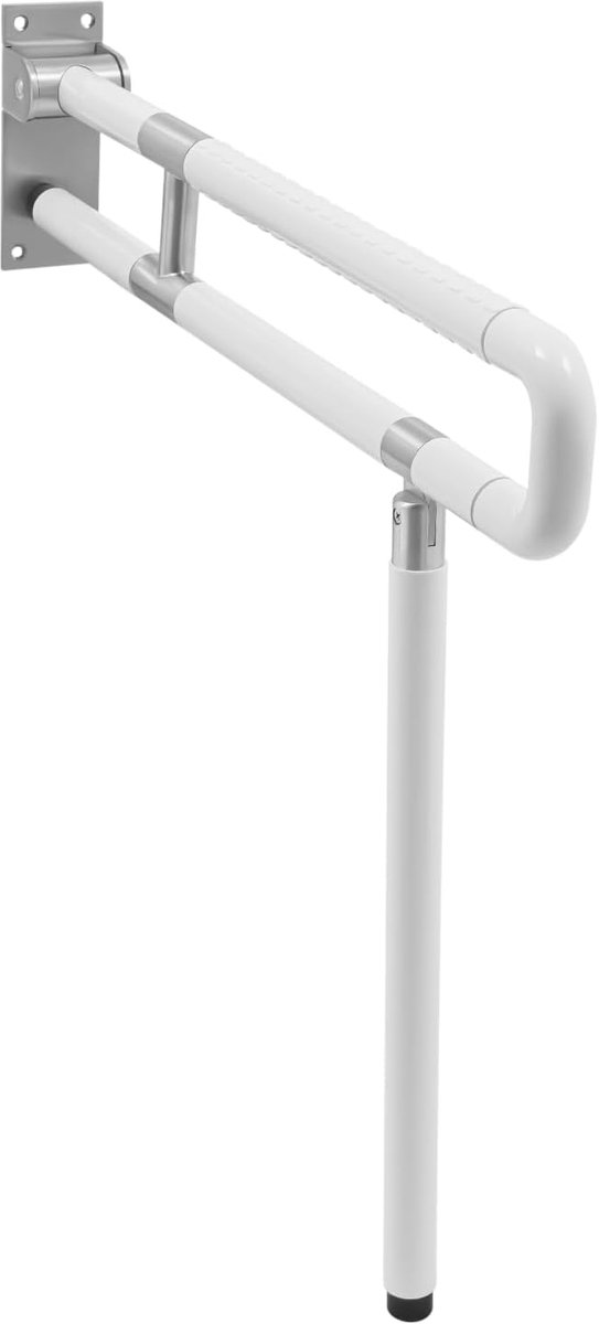 Opstahulp toilet - handgreep voor senioren - inklapbaar - draagvermogen 300 kg - wc-handgreep voor senioren - gehandicapten - wit