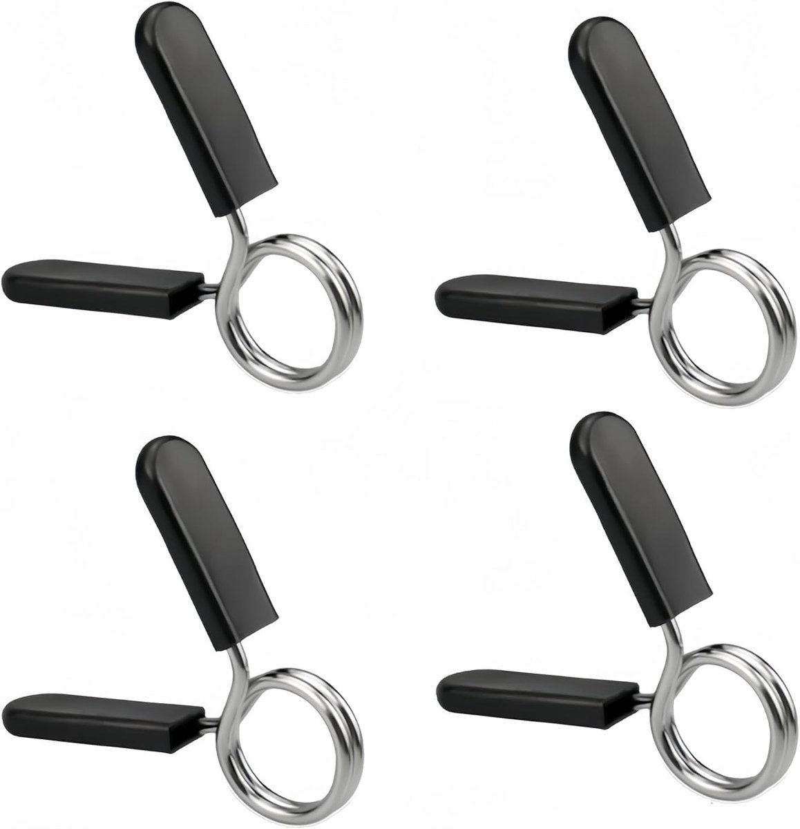25mm Veerklem voor Handvat - Zwarte Veerklemmen voor Halters en Gewichtheffen, Ideaal voor Krachttraining en CrossFit