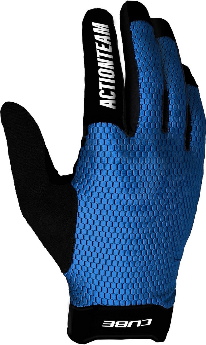 CUBE GLOVES GRAVITY LONG FINGER X ACTIONTEAM BLUE