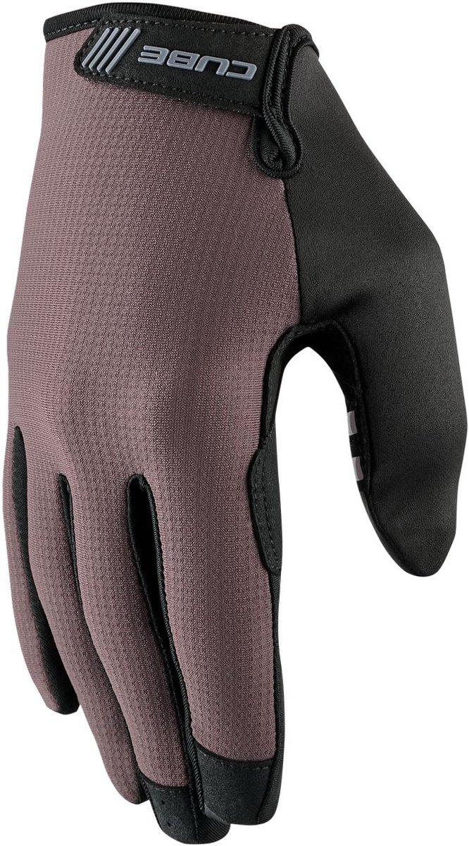 CUBE GLOVES NF ERGONOMICS GEL LONG FINGER BURGUNDY