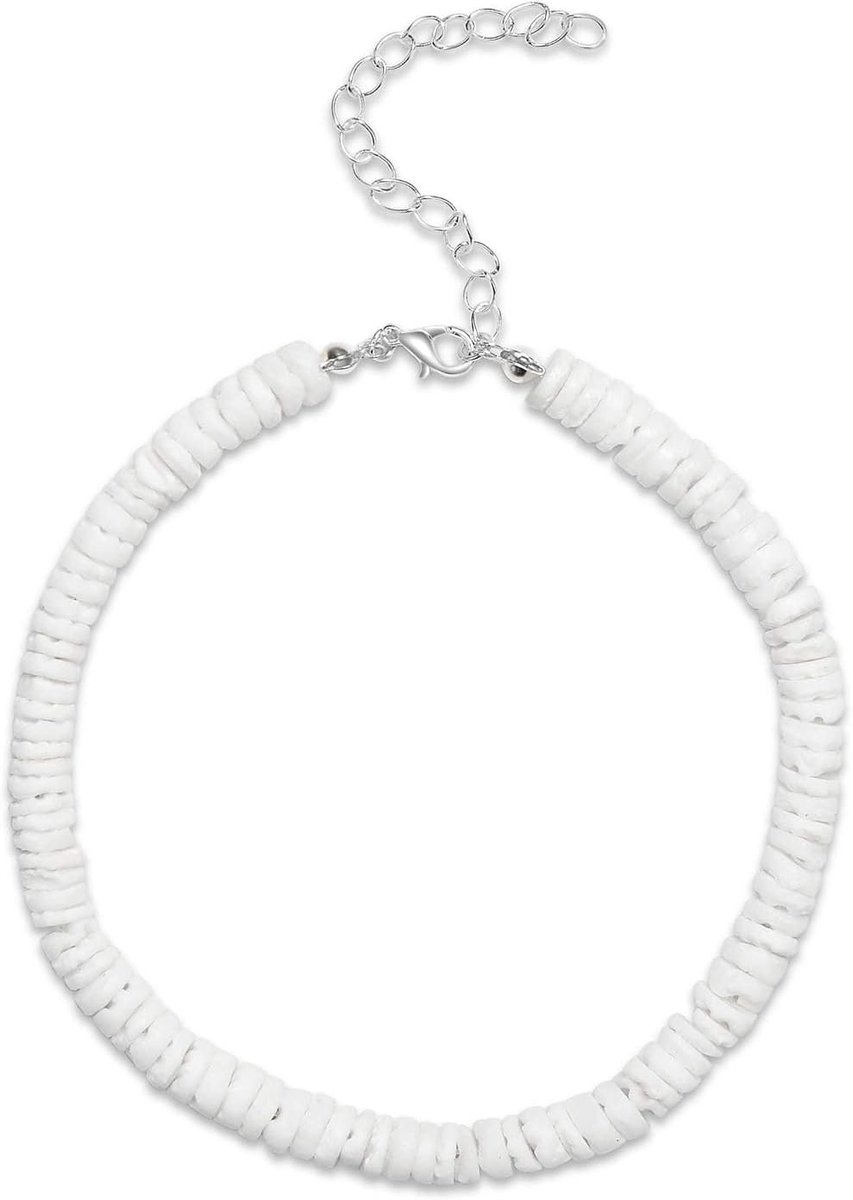 Boho Enkelbandje met Schelpen en Cowrie voor Vrouwen en Meisjes - Verstelbare Accessoire voor Strandfeesten en Casual Outfits
