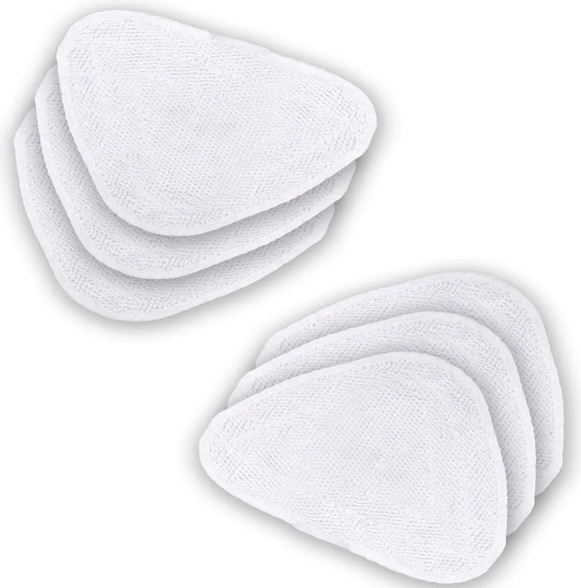 Deze set van 6 vervangende hoezen Geschikt voor Vileda stoomreinigers is gemaakt van microvezel, is duurzaam en past perfect.