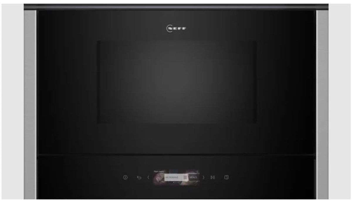 Inbouwmagnetron 40 x 60 cm - roestvrij staal - Full Touch TFT-display - ShopVlot