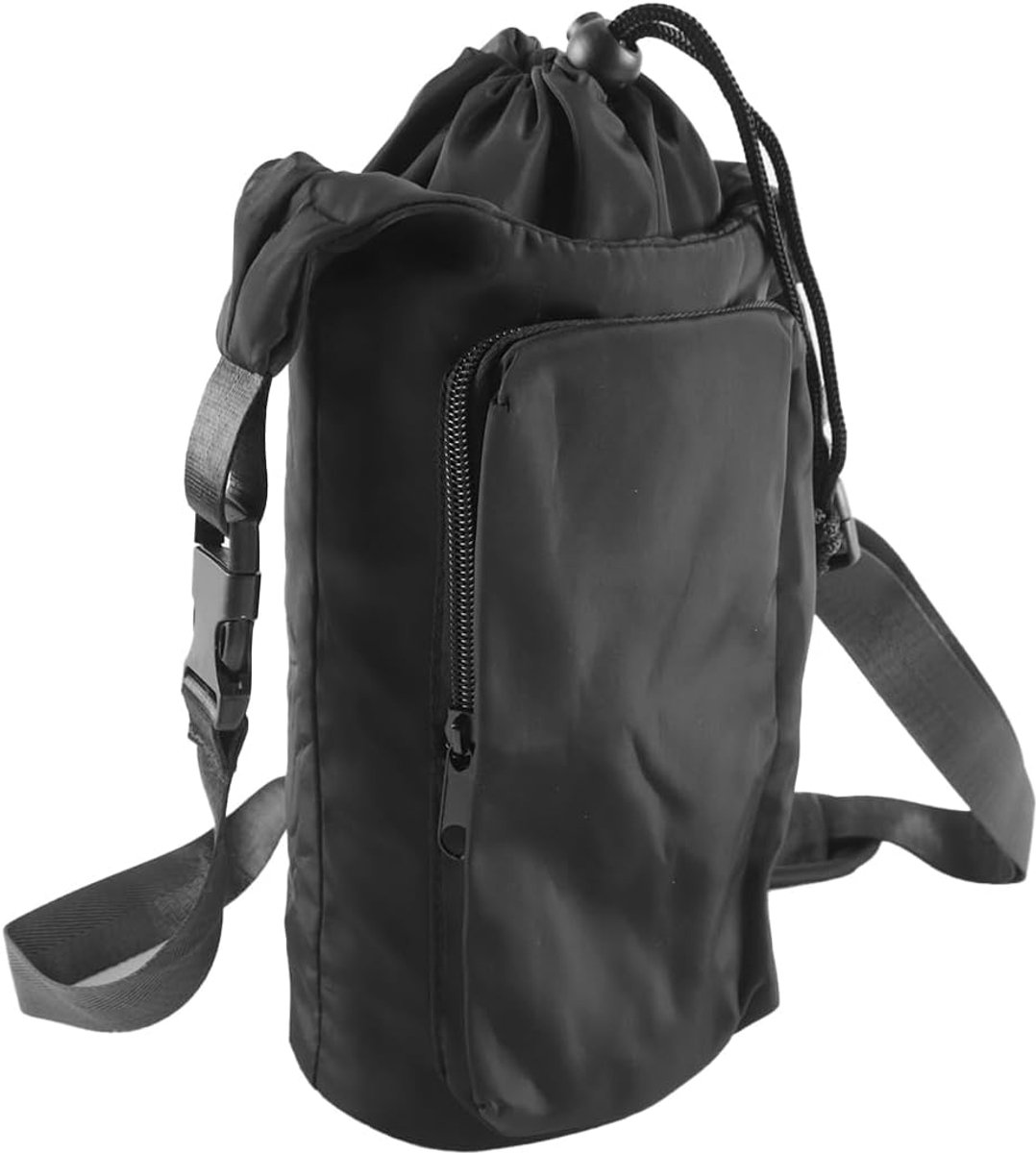 Geïsoleerde waterfles draagtas 20-40oz - polyester met verstelbare schouderband - meerdere zakken - ShopVlot
