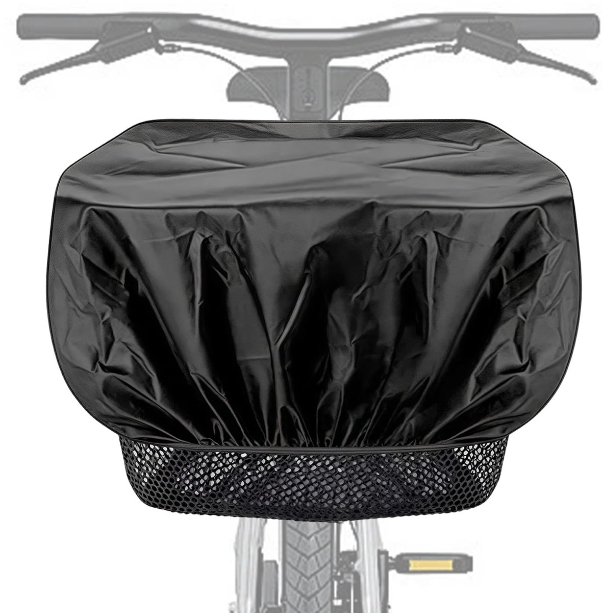 Regenhoes voor fietsmanden en trekkingrugzakken - waterdicht - zwart - optimale bescherming tegen regen - ShopVlot
