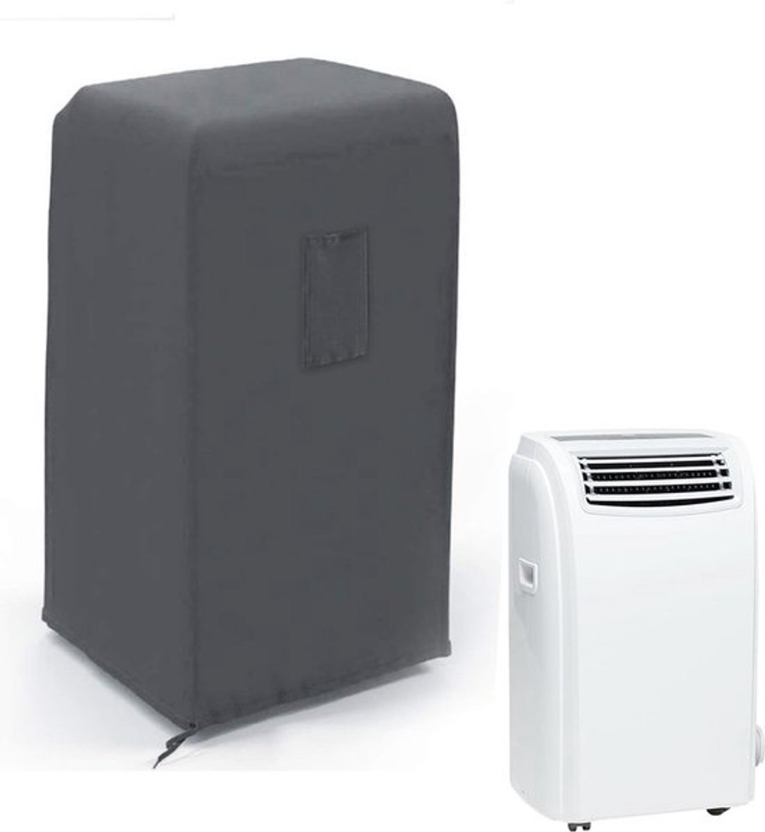 Daity Draagbare Mobiele Airco Hoezen - Draagbare AC Unit Cover - 40*46*75cm - Anti-sto - Draagbare Airconditioner Opbergzakken - grijs