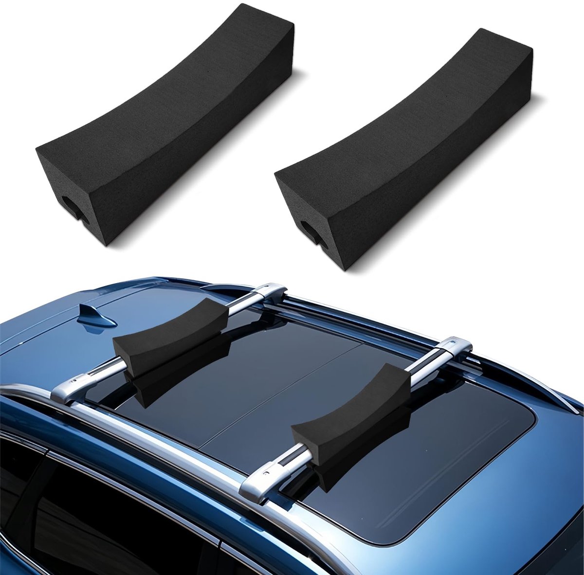 Kajak imperiaal - universele zachte autodakbalken pads - EVA materiaal - ideaal voor outdoor avontuur - ShopVlot
