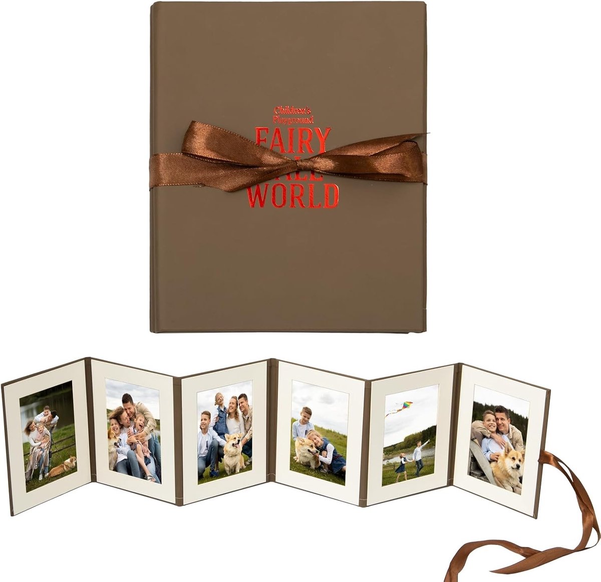 DIY Fotoalbum Vouwen - Maak je Eigen Familie Fotoalbum met 6 Bladen voor 12x17 cm Foto's - Perfect als Cadeau voor Verjaardagen en Jubilea