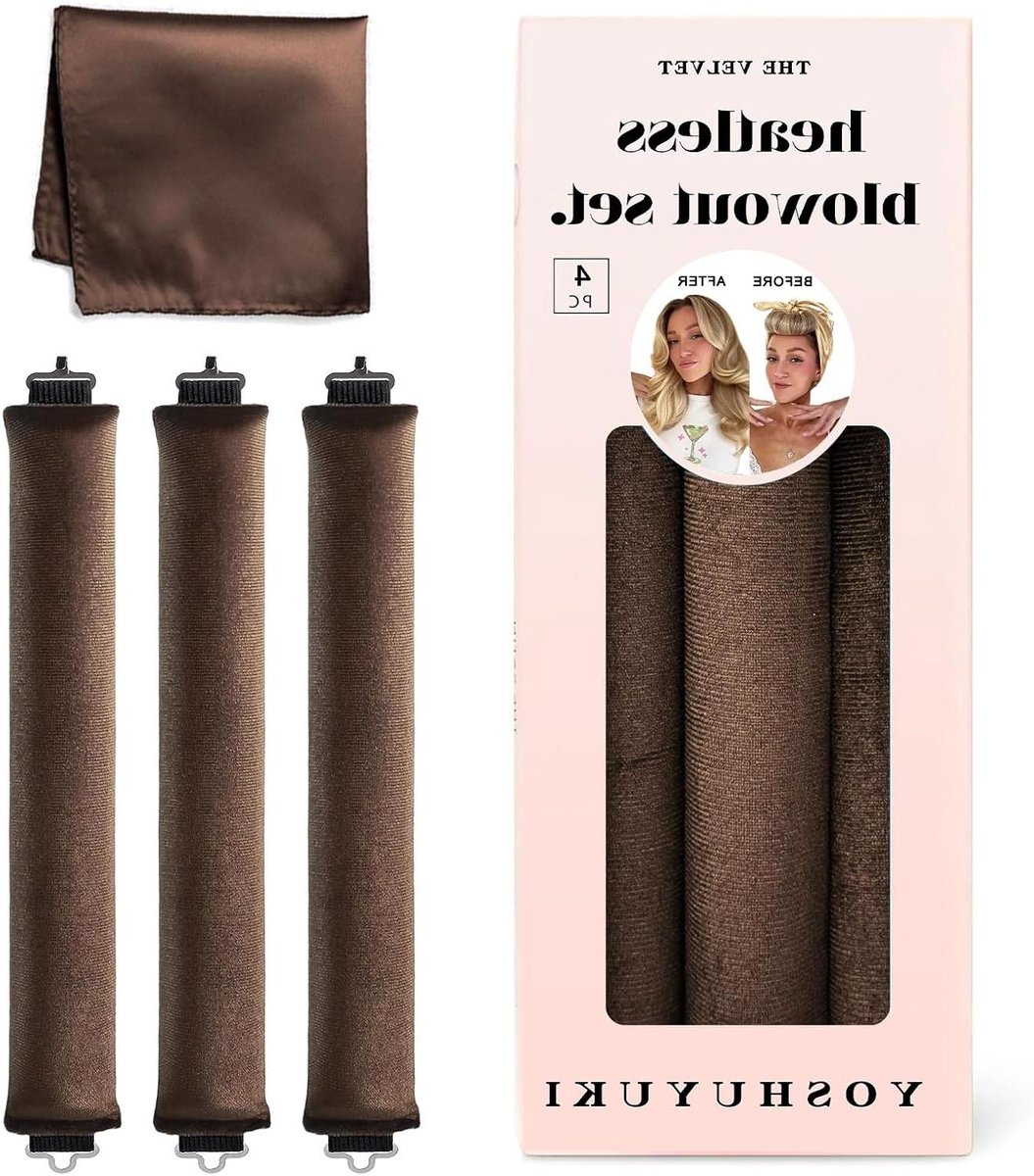 Hittevrije Krultang - Slaap Krullen - Haar Volume Creëren - Zonder Hitte Schade - 3 Stuks - Satijn