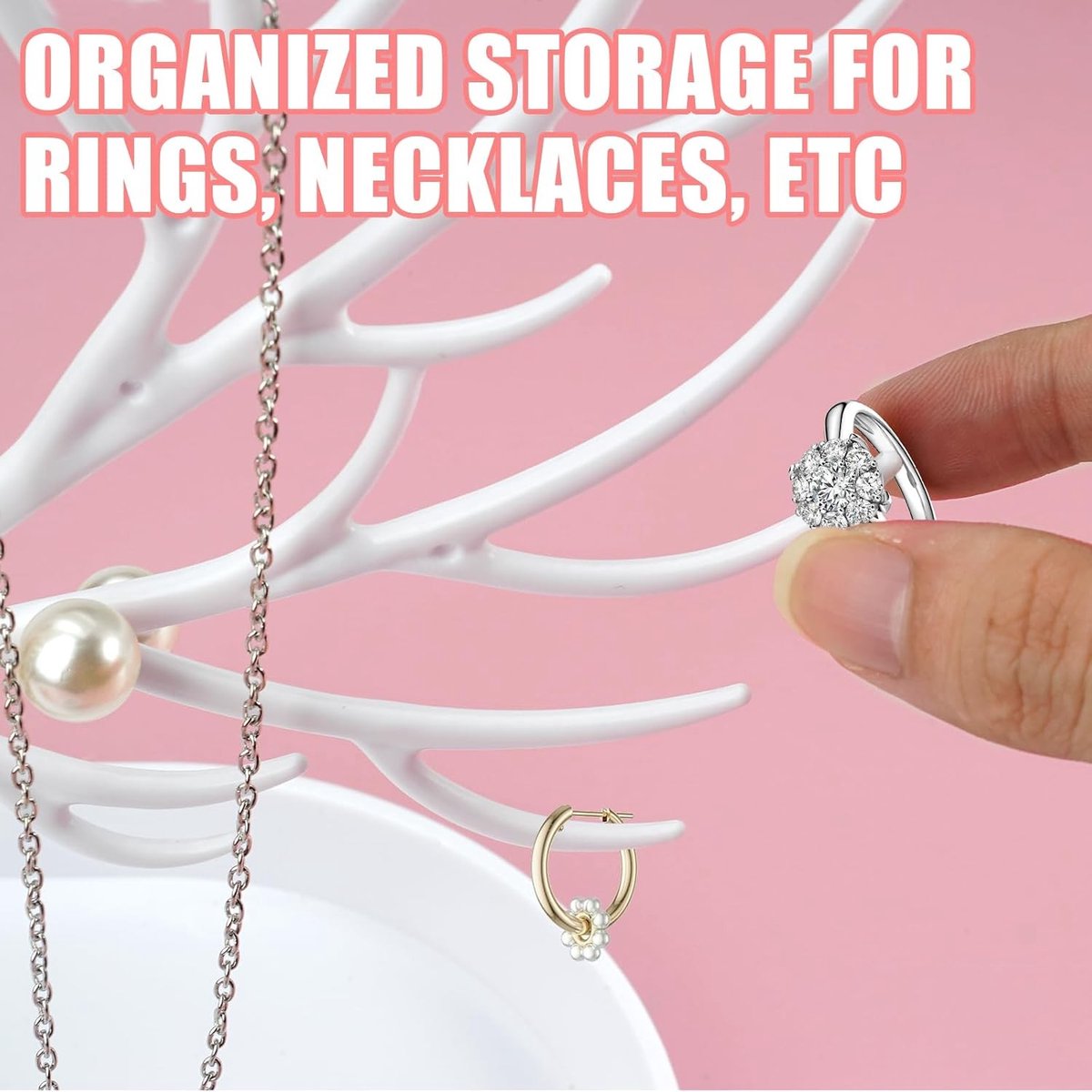 Sieradenstandaard voor Oorbellen en Kettingen - Elegante Organiser voor Accessoires