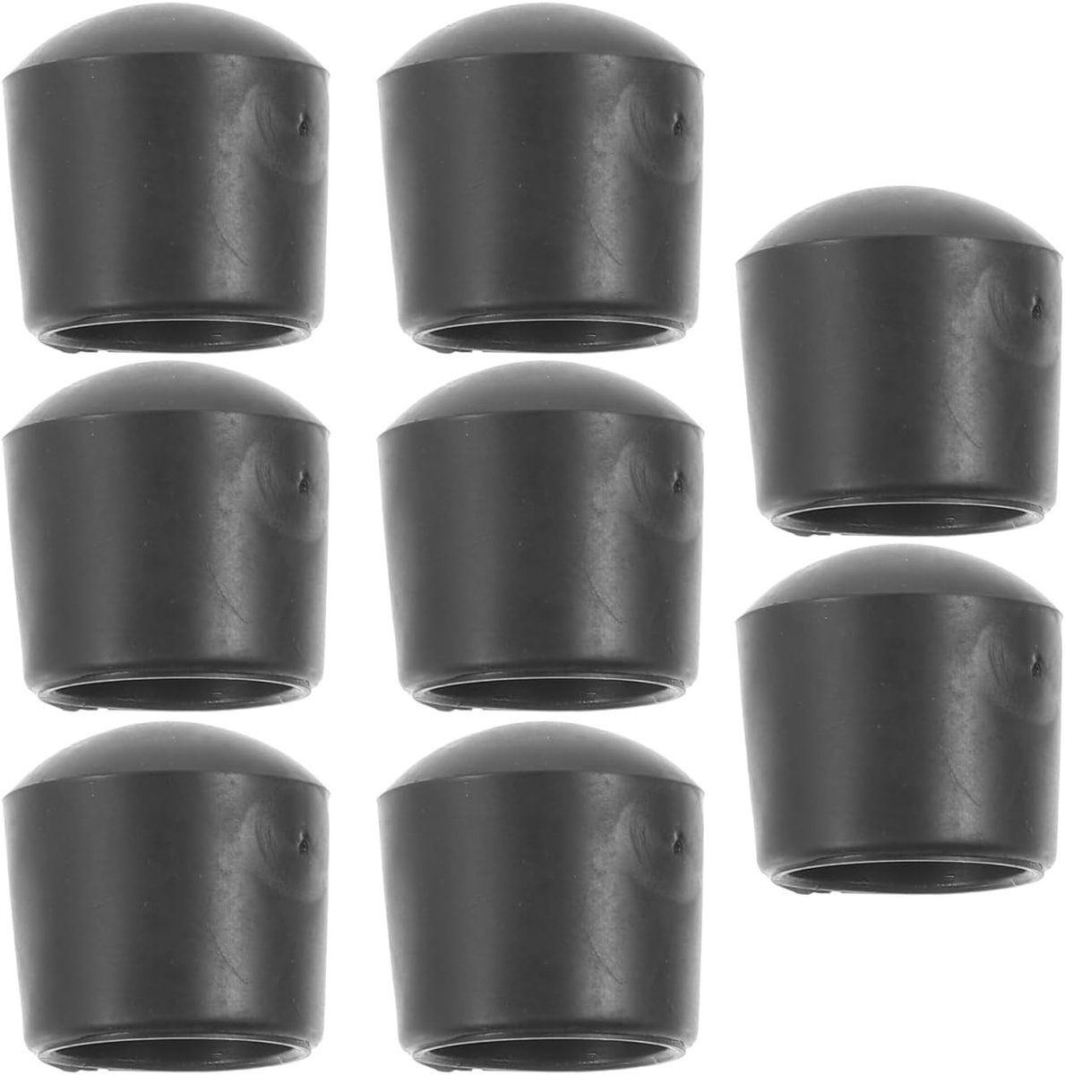 Tafelvoetbal Eindkappen - Zwart - 2 x 2 x 2 cm - PVC Bescherming voor Tafelvoetbalstangen
