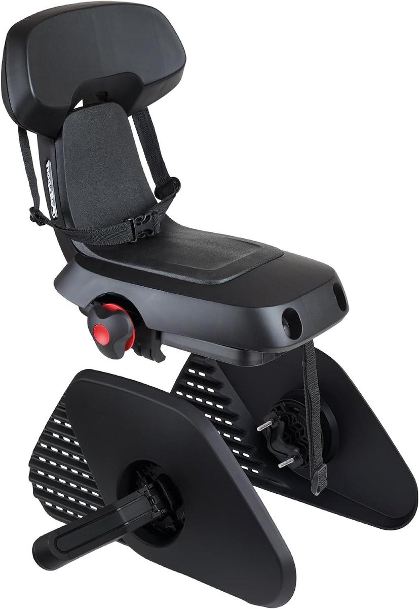Kinderfietszitje Achter - Kinderzitje Fiets - Samen Fietsen - Gereedschapsloze Montage - Tot 35 Kg - Zwart