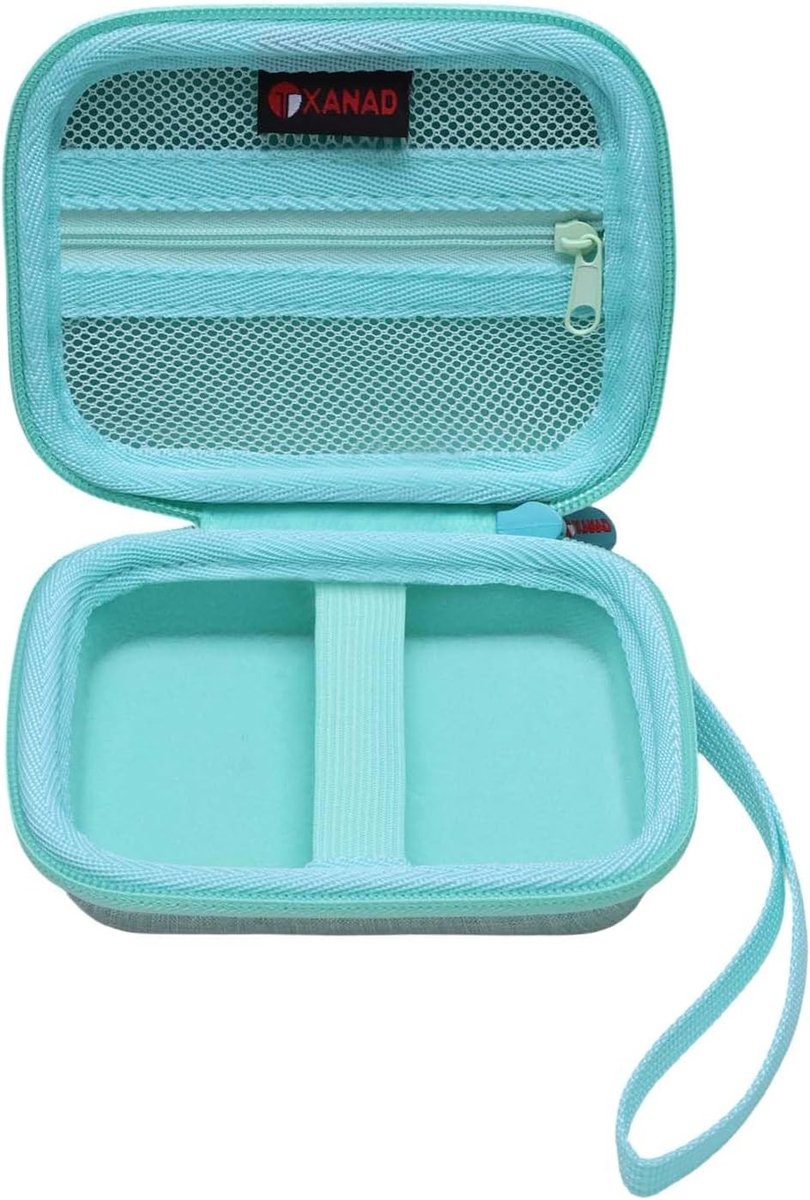 Tas voor digitale compactcamera 1080p HD - Geschikt voor volwassenen, senioren en kinderen - Groene reisset met bescherming