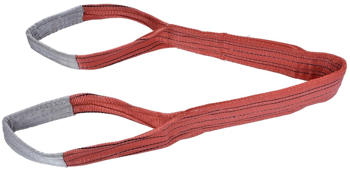 Zware Draagriem voor Tillen, 3m Hoge Sterkte PES Webbing voor Hijsen, Constructie en Transport (2m)