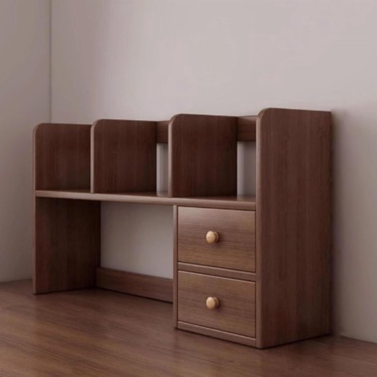 Houten Bureaulade Plank - Opbergrek Bureau - Werkruimte Organiseren - Verborgen Lade Opslag - 60 cm - Bruin