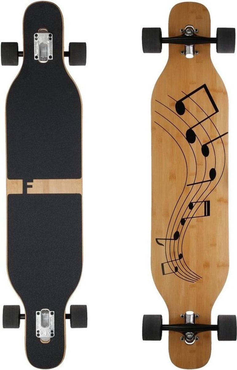 Drop Through Longboard Cruiser Compleet - Flexibele Treden & Snelle Lagers