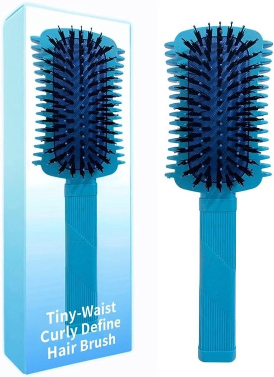 Krulborstel voor Gedefinieerde Krullen - Borstel voor Alle Haartypes - Ook voor Wavy en Steil Haar
