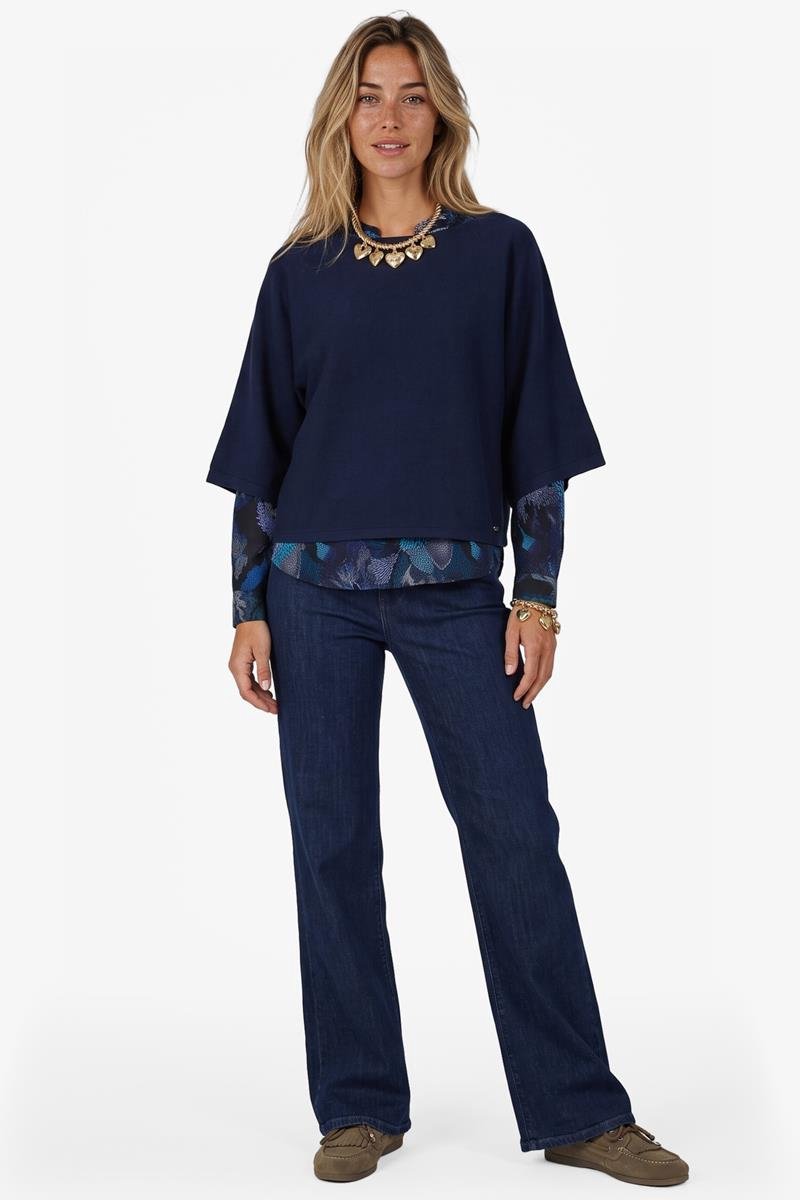DIDI Dames Pullover Meau Dark blue maat 42/44