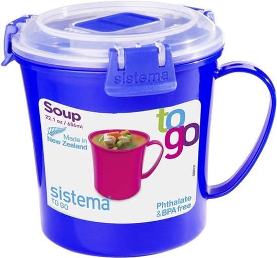 2x Soepbeker Magnetron met Deksel - 656ml - BPA-vrij - Ideaal voor Lunch en Warme Dranken — afbeelding 3