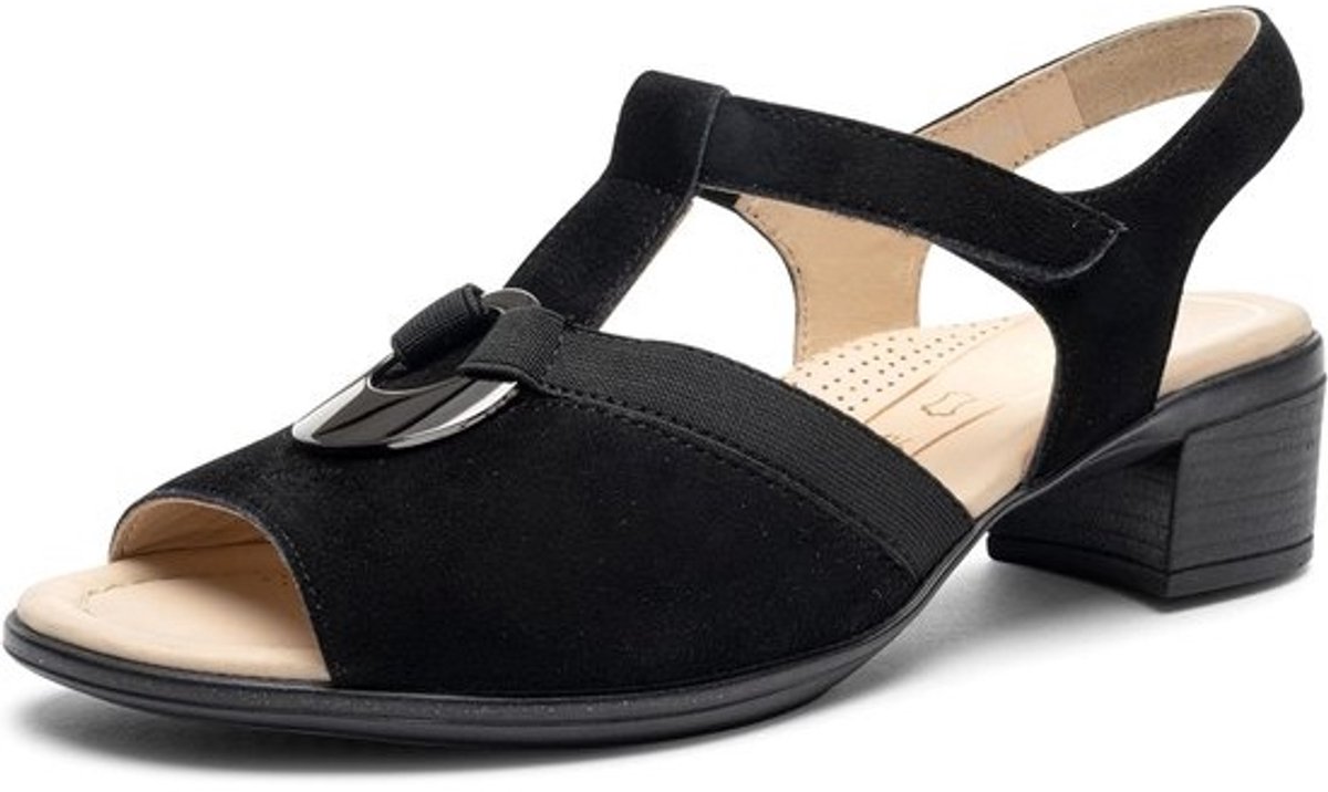 Zwarte dames sandalen maat 42