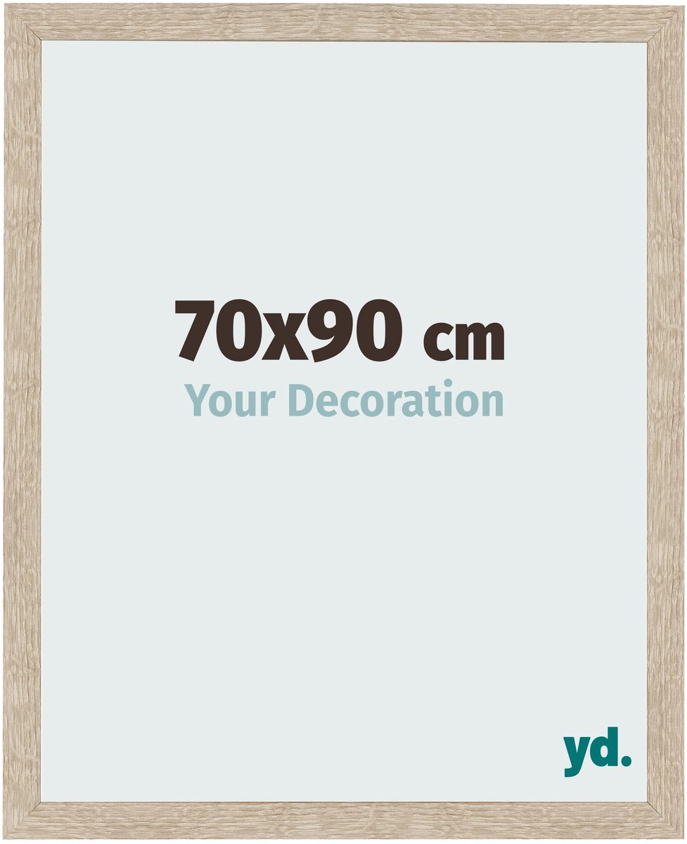 Your Decoration - Fotolijst 70x90 cm - MDF - Sonoma Eiken - Bologna