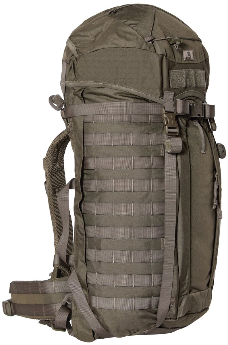 Snigel 50L Mission Backpack 3.0 - Tactische rugzak 50 liter met roll-top - Tarmac
