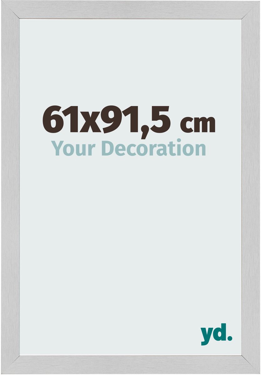 Your Decoration - Fotolijst 61x91,5 cm - MDF - Edelstaal - Bologna