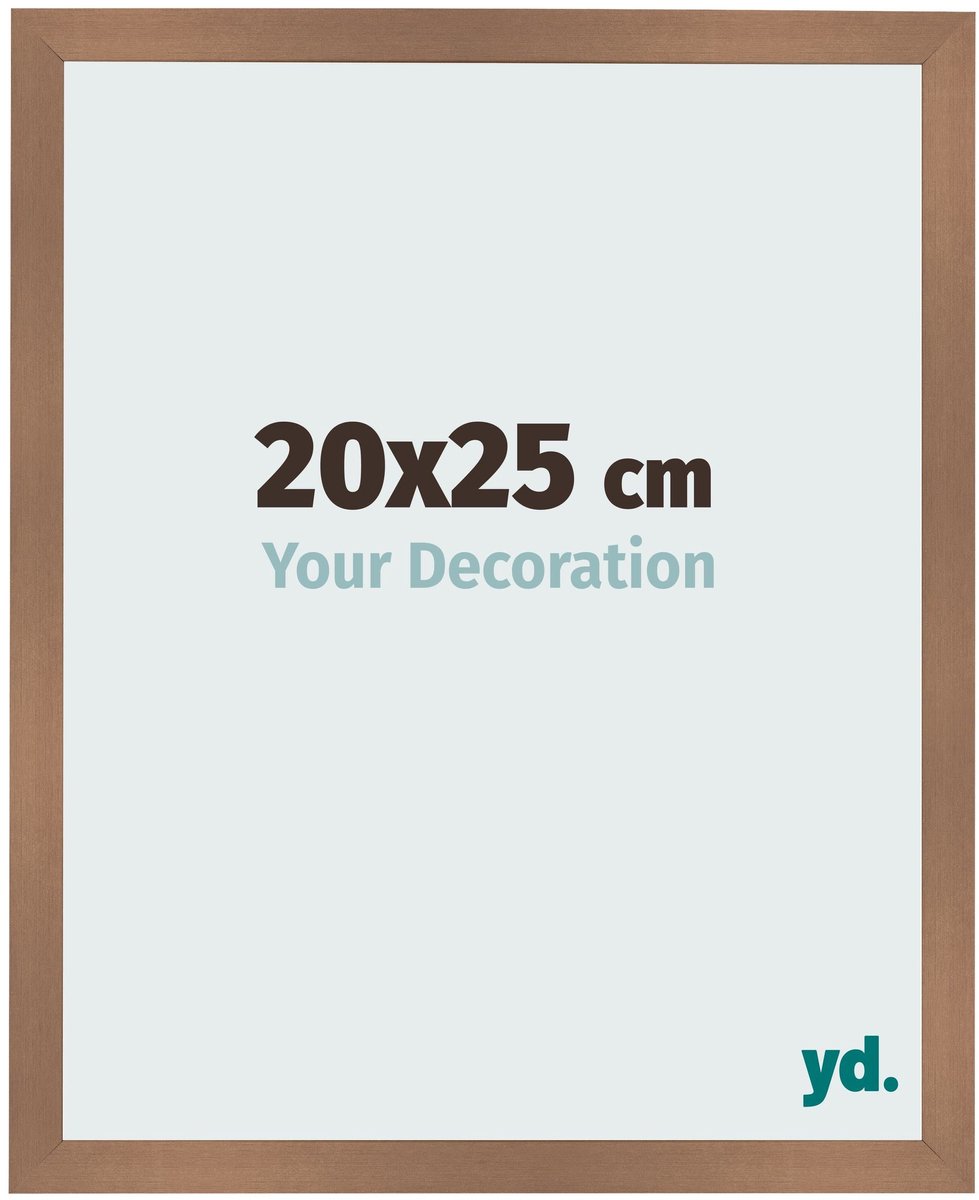 Your Decoration - Fotolijst 20x25 cm - MDF - Koper Decor - Bologna