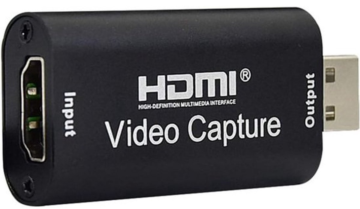 Mini HDMI Video-opnamekaart voor Gaming en Streaming - 4K HDMI naar USB Recording Device