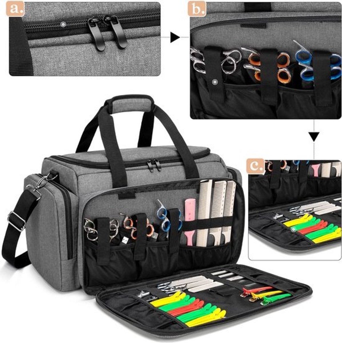 Kapperskoffer - Kapperstas - Visagie - Cosmetica Organizer - Beauty