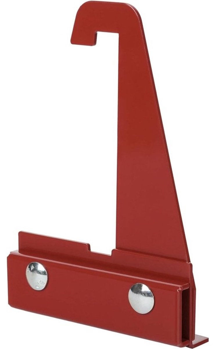 Sneeuwvanger - Sneeuwroosterhouder Dak - Dakbescherming - Thermisch Verzinkt - 200 mm Hoogte - Rood