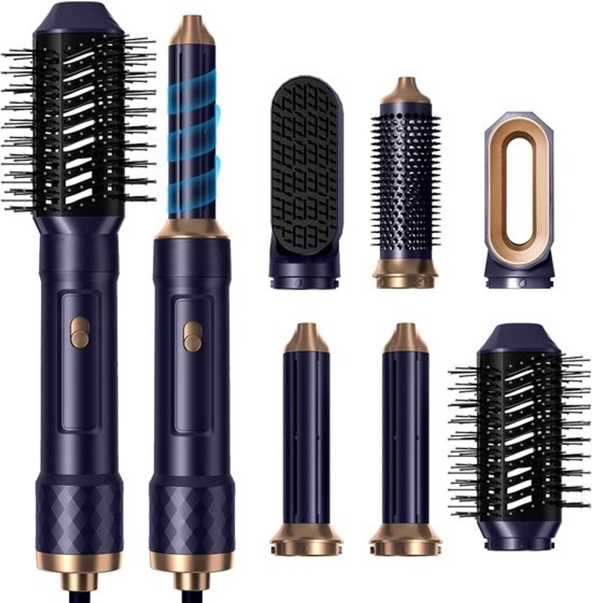 6-in-1 Haardrogerset – Haardroger met 6 Accessoires voor Mooi en Gezond Haar