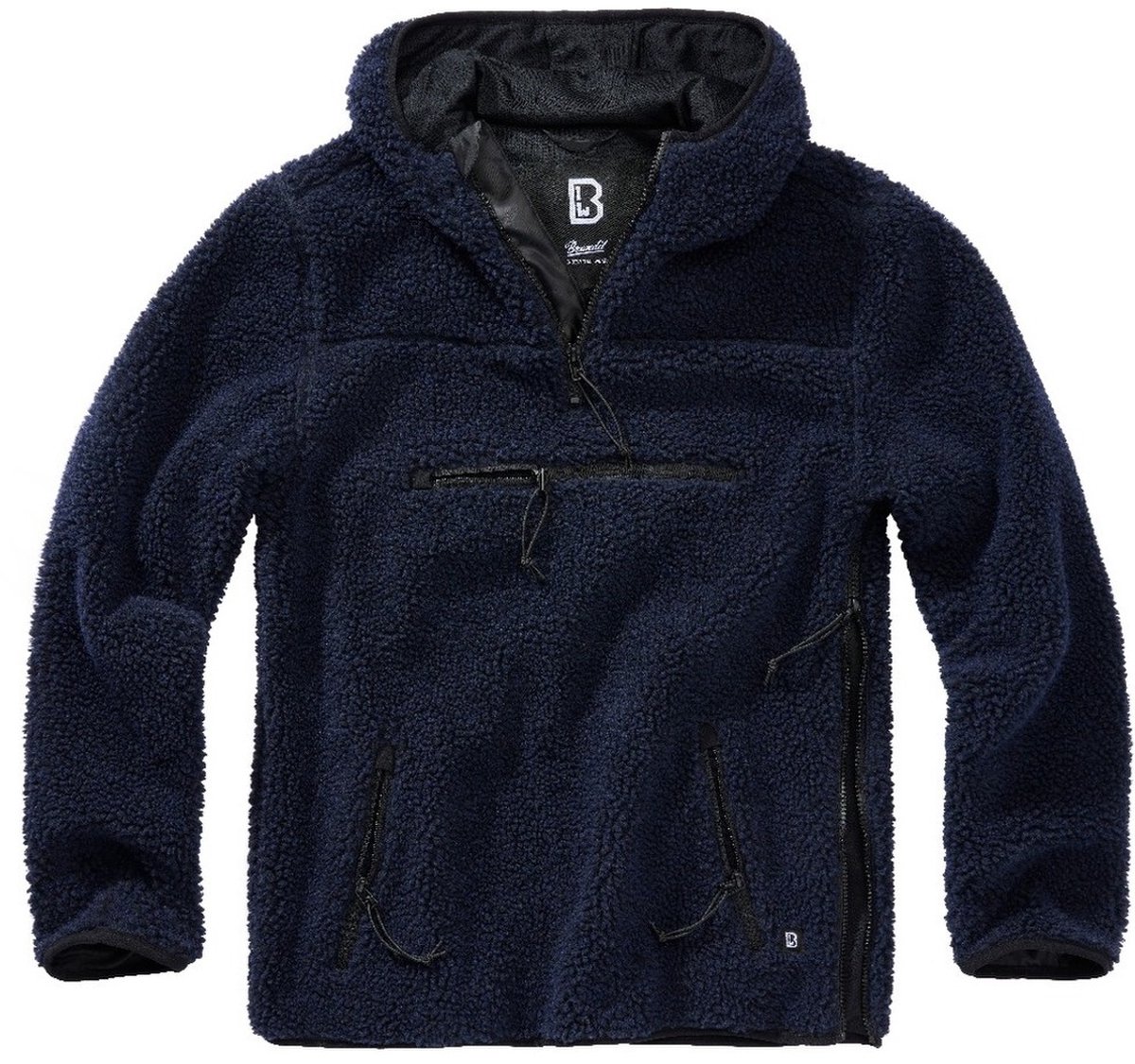 Brandit - Teddyfleece Worker Pullover Jas - XL - Blauw