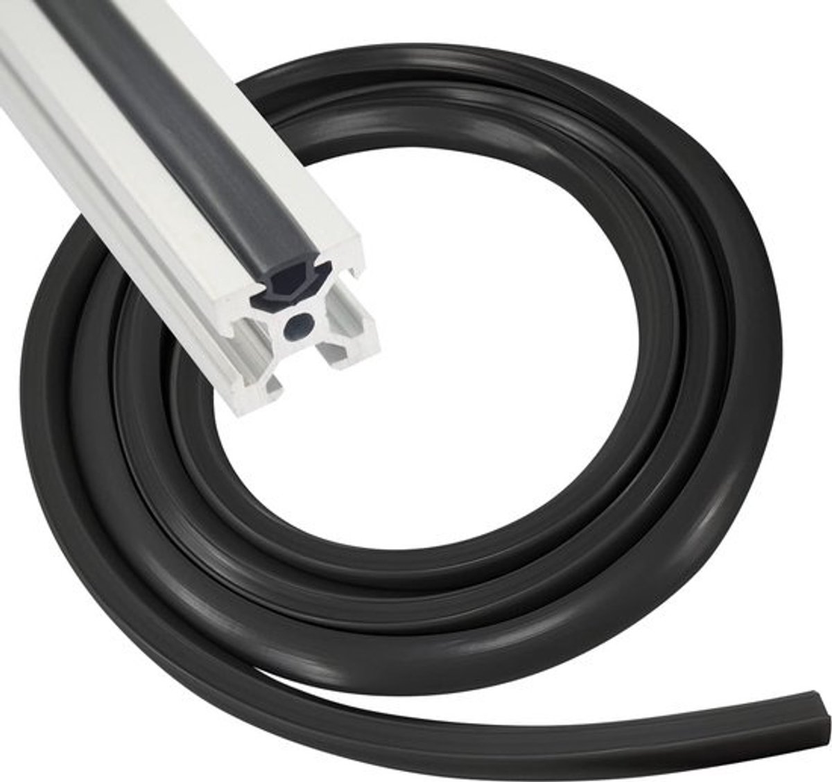 Bescherming tegen stof - zachte hoes - aluminium profielverbinders - aluminium profielrandstrips voor 30 - 8 mm serie - zachte PVC beschermstrip - V-type - sleuf - T-type - slot - aluminium profiel defect