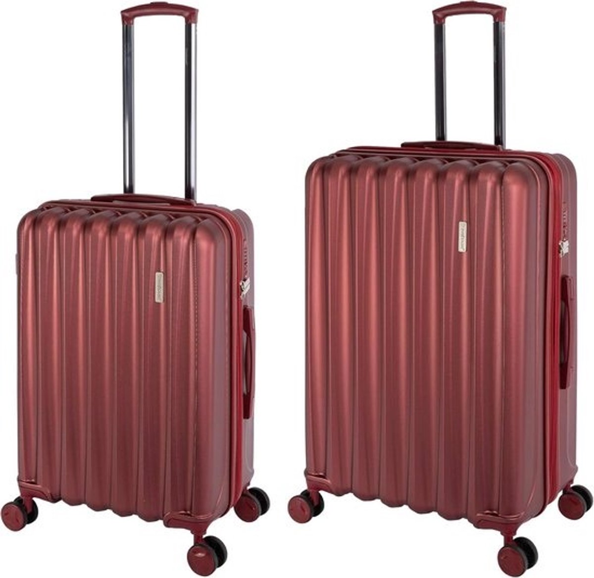 Harde Reiskoffer Set (S, M, L) XL met 360° Wielen en TSA Slot