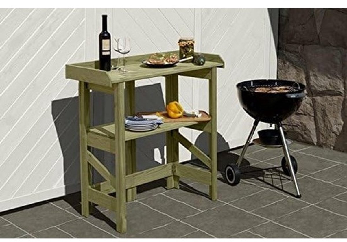 Inklapbare Plantentafel Tuin Tafel Werktafel H97 cm - Direct Kant-en-Klaar